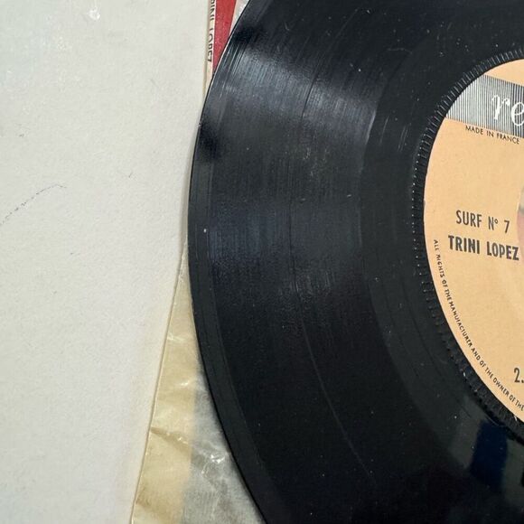 Trini Lopez Surf No. 7 Cotton Fields France Ep W/ Picture Sleeve RVEP 60046 - Picture 9 of 9